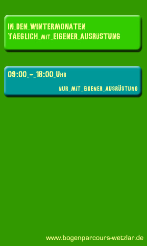 ffnungszeiten im Kletterwald