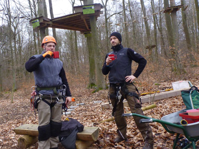 Kaffee im Wald