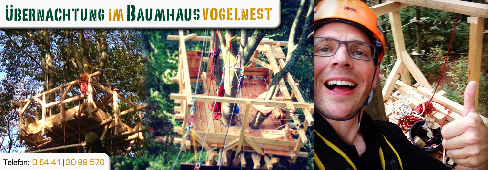 baumhaus vogelnest exklusive bernachtung